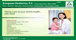 Desktop Screenshot of evergreendrchoi.com